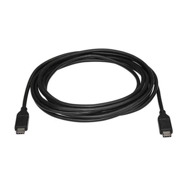 StarTech.com Cavo USB-C a USB-C - M/M - 3m - USB 2.0 - Cavo di Ricarica USB 2.0 - Cavo USB - 24 pin USB-C (M) a 24 pin USB-C (M) - Thunderbolt 3 / USB 2.0 - 3 m - nero - per P/N: DKT30CHD