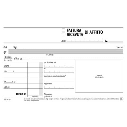 Data Ufficio - Registro di fatturazione del noleggio …