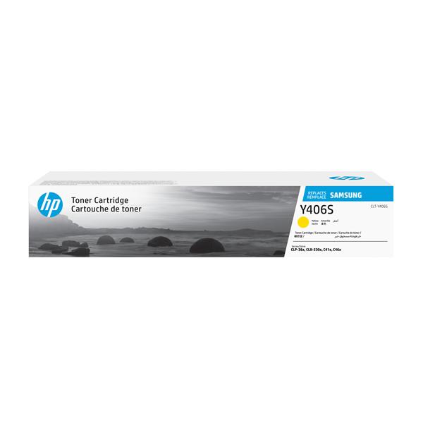 Samsung CLT-Y406S - Giallo - originale - cartuccia toner (SU462A) - per Samsung CLX-3300, 3302, 3303, 3304, 3305, 3306, 3307, SCX-3300, 3301, 3305, 3306