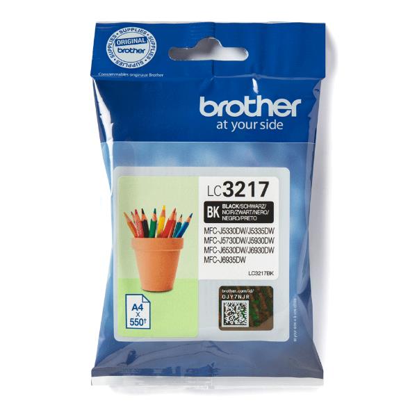 Brother LC3217BK - Nero - originale - cartuccia d'inchiostro - per INKvestment Business Smart Plus MFC-J5930; INKvestment Business Smart Pro MFC-J6935