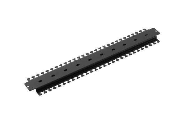 ITRack - Barra di raccordo gestione cavo del rack - RAL 9005 - 1 m