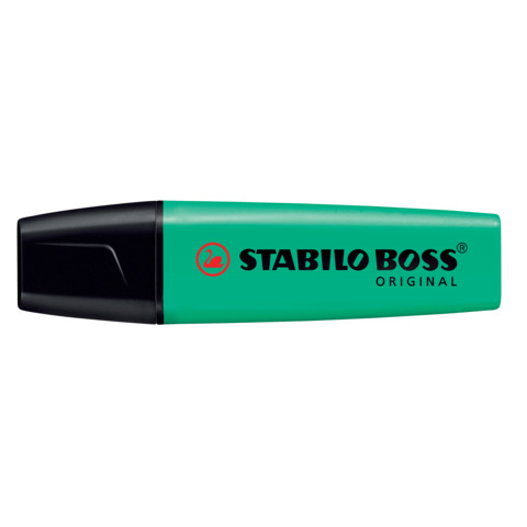 STABILO BOSS ORIGINAL - Evidenziatore - turchese fluorescente - inchiostro base acqua - 2-5 mm