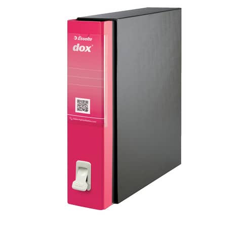Rexel Dox 2 - Cartellina con meccanismo a leva - larghezza dorsale 80 mm - per Legal - fucsia