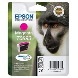 Epson T0893 - 3.5 ml - magenta - originale - blister - cartuccia d'inchiostro - per Stylus S21, SX110, SX115, SX210, SX215, SX400, SX405, SX410, SX415; Stylus Office BX300
