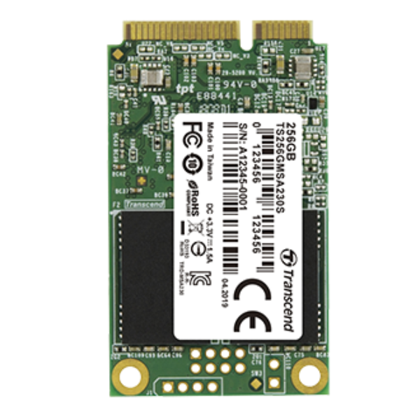 Transcend 230S - SSD - 256 GB - interno - mSATA - SATA 6Gb/s