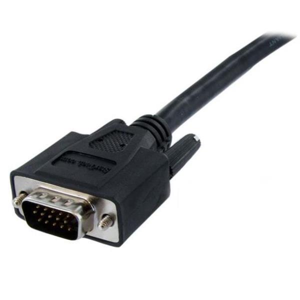 StarTech.com Cavo per monitor DVI a display VGA 1 m M/M - DVI a VGA (15 pin) - Cavo video - HD-15 (VGA) (M) a DVI-A (M) - 1 m - stampato, viti a serraggio manuale - nero