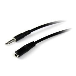 StarTech.com Cavo di prolunga 2 m per auricolari TRRS a 4 posizioni da 3,5 mm - M/F - Cavo di prolunga microtelefono - mini-jack a 4 poli maschio a mini-jack a 4 poli femmina - 2 m - nero - per P/N: MUYHSFMM, MUYHSMFF, MUYHSMFFADW, SV211DPUA, SV211DPUA4K, SV211HDUA4K