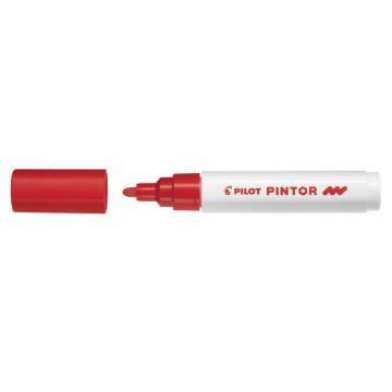 Pilot Pintor - Marcatore - permanente - rosso - inchiostro pigmentato base acqua - 1.4 mm - medio