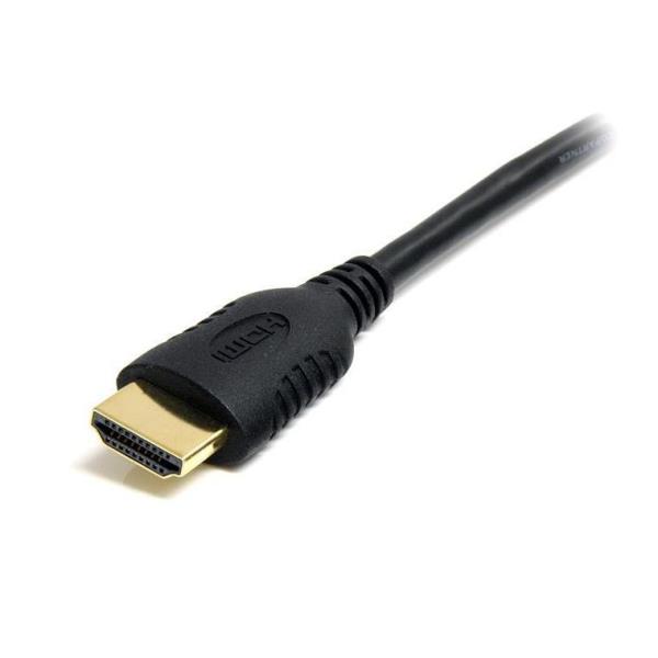 StarTech.com Cavo HDMI ad alta velocità 2m con Ethernet - HDMI a Mini HDMI - M/M - Cavo HDMI con Ethernet - HDMI maschio a 19 pin mini HDMI Type C maschio - 2 m - schermato - nero
