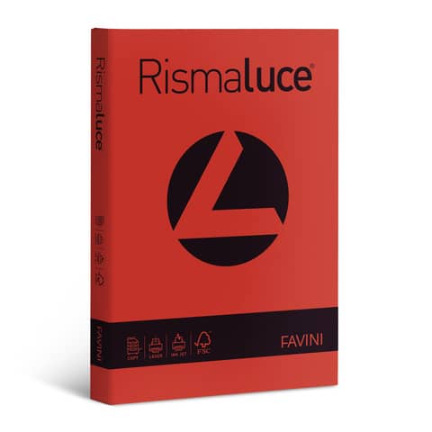 FAVINI HOME-OFFICE PROFESSIONAL RISMALUCE - Scarlatto - A3 (297 x 420 mm) - 90 g/m² - 300 fogli carta comune
