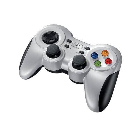 Logitech Wireless Gamepad F710 - Game pad - 10 pulsanti - senza fili - 2.4 GHz - per PC