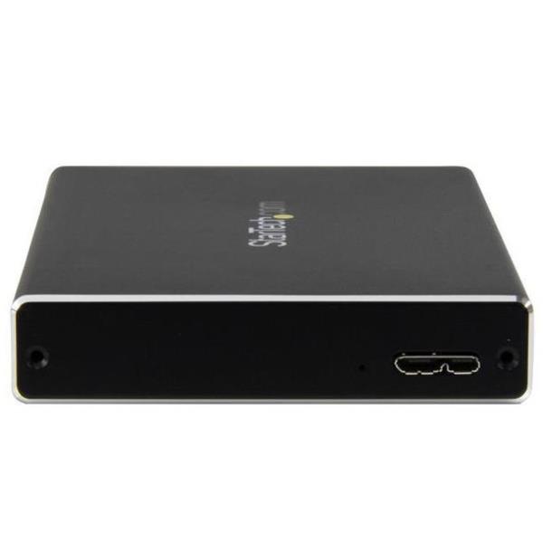 StarTech.com Box Esterno Universale per disco rigido SATA III da 2,5" USB 3.0 - Case SSD/HDD portabile SATA 6 Gbps - supporto UASP - Box esterno - 2.5" - ATA-133 / SATA 6Gb/s - USB 3.0 - nero - per P/N: HB30A3A1CFB, HB30A3A1CSFS, HB30A3A1CST, HB30AM4AB, PEXUSB3S3GE, USB3VDOCK4DP
