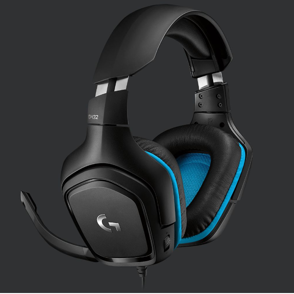 Logitech Gaming Headset G432 - Cuffie con microfono - canale 7.1 - dimensione completa - cablato - USB, jack 3,5 mm - nero
