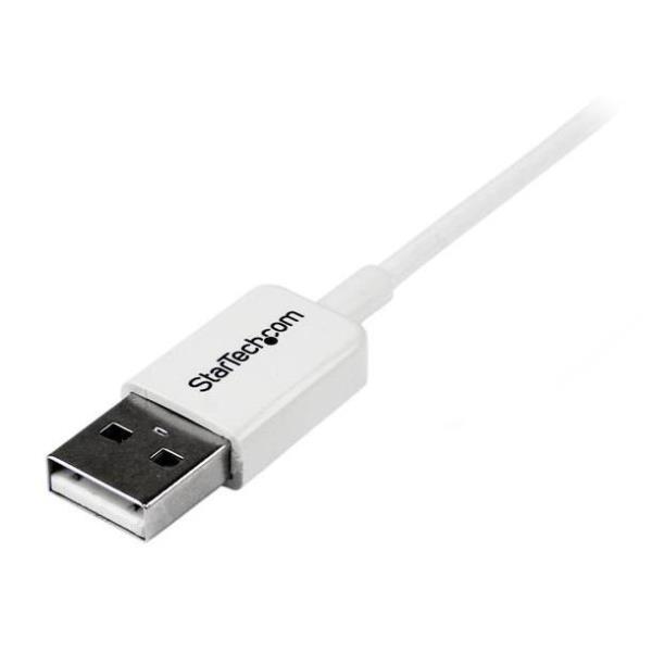 StarTech.com Cavo micro USB bianco 1 m - A a Micro B - Cavo USB - Micro-USB Tipo B (M) a USB (M) - USB 2.0 - 1 m - stampato - bianco - per P/N: USBEXTPAA1MW, USBEXTPAA2MW, USBEXTPAA3MW, USBPAUB2MW, USBPAUB50CMW