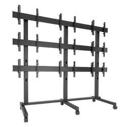 CHIEF FUSION - Carrello - per 9 display LCD - nero - dimensione schermo: 42"-46"