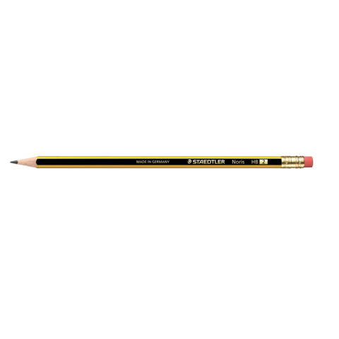 STAEDTLER Noris - Matita - HB - 2 mm - con gomma