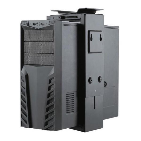 Neomounts NM-CPU100 - Kit montaggio (supporto CPU) - nero - sotto il tavolo