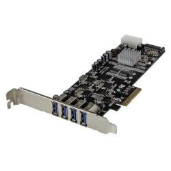 StarTech.com Adattatore scheda SuperSpeed USB 3.0 con 4 porte PCI Express (PCIe) con 4 canali da 5 Gbps dedicati - UASP - Alimentazione SATA/LP4 - Adattatore USB - PCIe x4 - USB 3.0 x 4 - per P/N: BNDTB10GI, BNDTB210GSFP, BNDTB310GNDP, BNDTB410GSFP, BNDTB4M2E1, BNDTBUSB3142