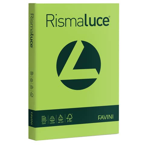 FAVINI HOME-OFFICE PROFESSIONAL RISMALUCE - Pistacchio - A4 (210 x 297 mm) - 200 g/m² - 125 fogli carta comune