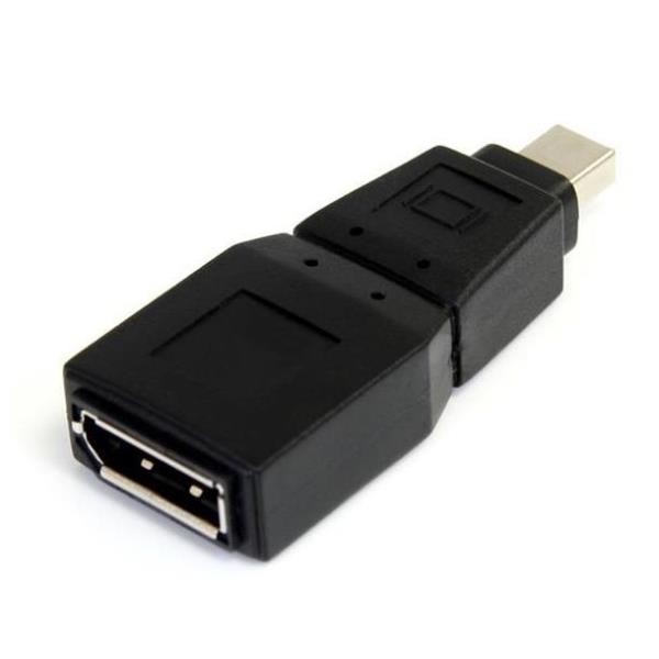 StarTech.com Adattatore Mini DisplayPort a DisplayPort M/F - Convertitore da Mini DP (M) a DP (F) - mDP a DP (GCMDP2DPMF) - Adattatore DisplayPort - DisplayPort (F) a Mini DisplayPort (M) - nero - per P/N: CDP2DP141MB, CDP2DP146B, CDP2DPMM1MB, CDP2DPMM6B, DISPLPORT3L, DP2DVIADAP, DP2HDS