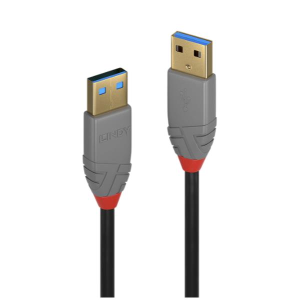 Lindy Anthra Line - Cavo USB - USB Tipo A (M) a USB Tipo A (M) - USB 3.0 - 2 m