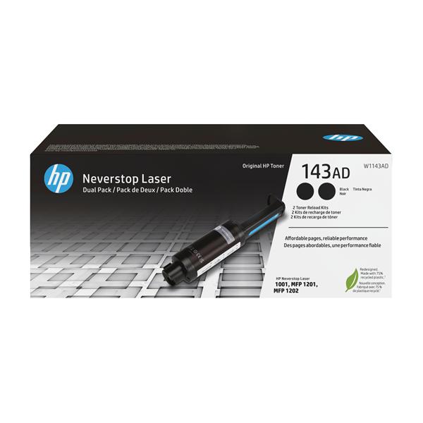 HP 143AD - Confezione da 2 - nero …