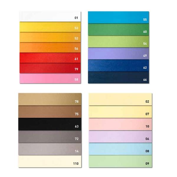 Favini Bristol Color 200 Sigillo T2 - Cartoncino - 500 x 700 mm - 25 fogli - giallo sole - 200 g/m² - cartone