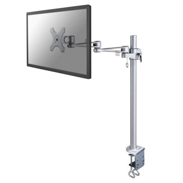 Neomounts FPMA-D935POLE70 - Kit montaggio - video full-motion - per display LCD - argento - dimensione schermo: 10"-30" - installabile con morsetto, montabile su desk