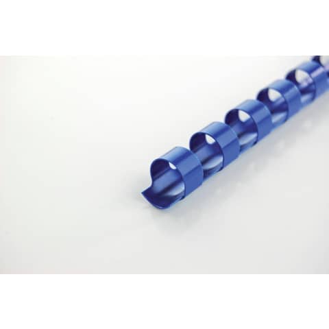 GBC CombBind - 10 mm - 21 anelli - A4 (210 x 297 mm) - 65 fogli - blu - 100 pezzi pettine per la rilegatura in plastica - per P/N: 2101435, 4400399, IB271106, IB271717