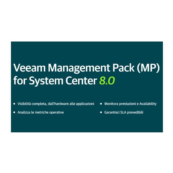 Veeam Management Pack Enterprise Plus - Autorizzazione di …