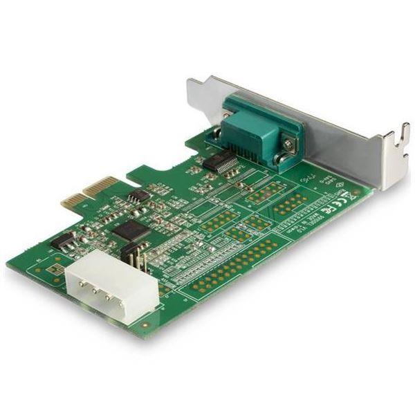 StarTech.com Scheda adattatore seriale PCI Express RS232 a 1 porta - Scheda controller PCIe RS232 - PCIe a seriale DB9 - 16950 UART - Scheda di espansione a basso profilo - Windows e Linux (PEX1S953LP) - Scheda seriale - PCIe profilo basso - RS-232 x 1