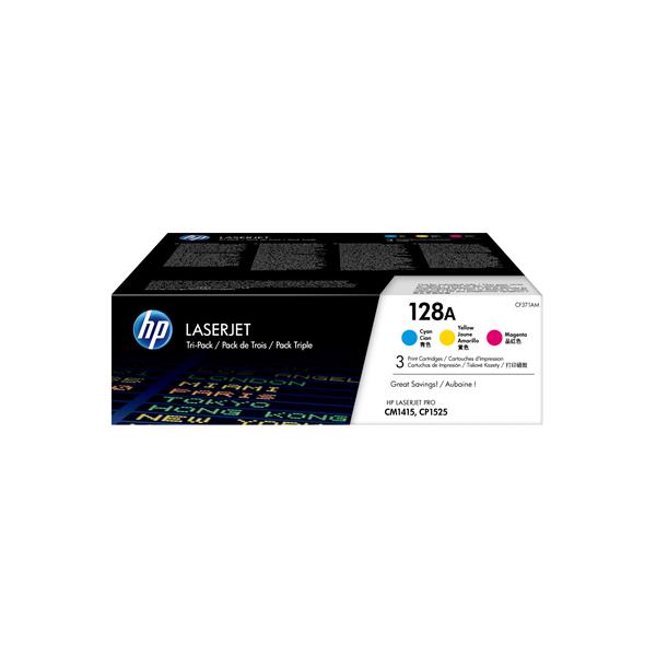 HP 128A - Confezione da 3 - giallo, …