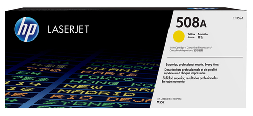 HP 508A - Giallo - originale - LaserJet - cartuccia toner (CF362A) - per Color LaserJet Enterprise MFP M577; LaserJet Enterprise Flow MFP M577