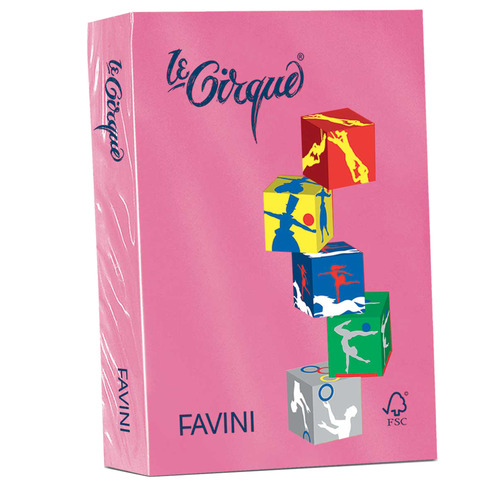 FAVINI HOME-OFFICE BASIC Le Cirque - Cyclamen astral - A4 (210 x 297 mm) - 160 g/m² - 250 fogli carta comune