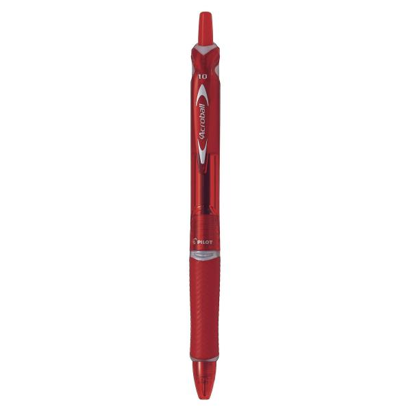 Pilot Acroball Begreen - Penna a sfera - rosso - inchiostro a base olio - 1 mm - medio - retrattile