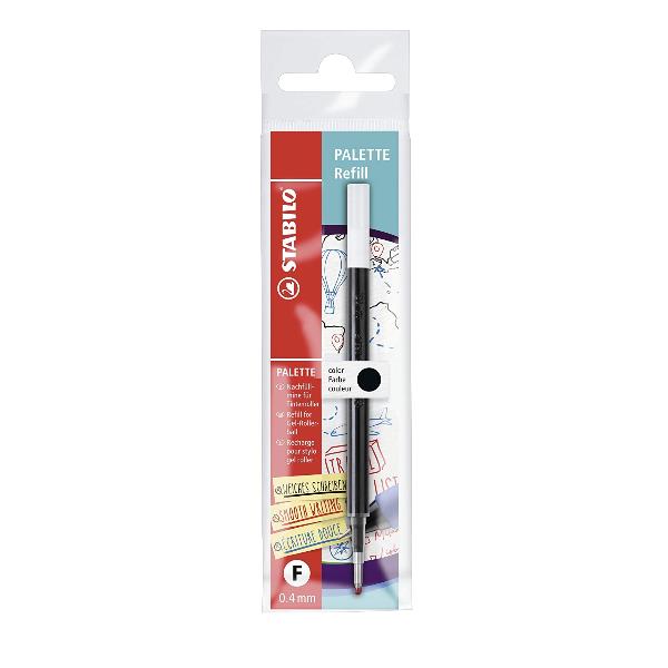 STABILO Palette - Refill - nero - inchiostro gel - 0.4 mm - fine