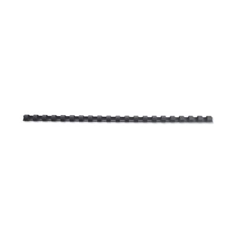 GBC CombBind - 10 mm - 21 anelli - A4 (210 x 297 mm) - 65 fogli - nero - 100 pezzi pettine per la rilegatura in plastica - per P/N: 2101435, 4400399, IB271106, IB271717