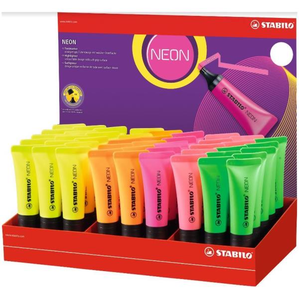 STABILO NEON - Evidenziatore - colori assortiti (pacchetto …