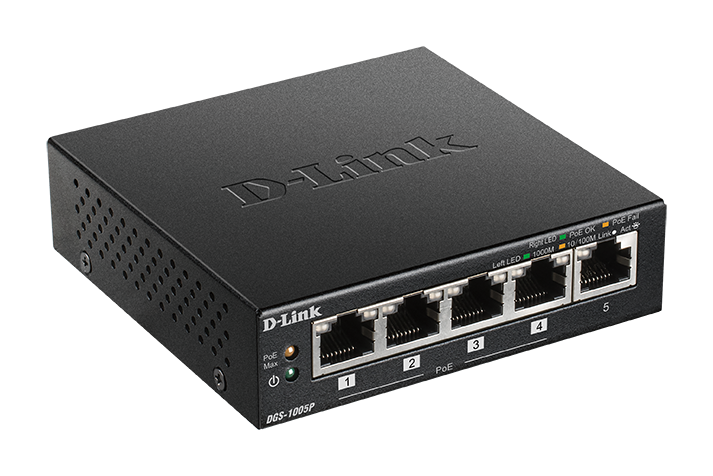 D-Link DGS 1005P - Switch - 5 x …