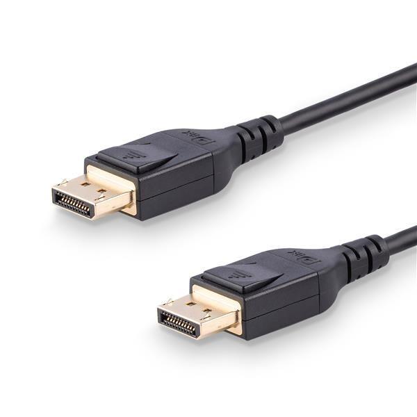StarTech.com Cavo DisplayPort 1.4 da 1m - Conforme VESA - 8K@60Hz - HBR3 - Cavo DisplayPort 8K - Cavo DisplayPort - DisplayPort (M) serrato a DisplayPort (M) serrato - DisplayPort 1.4 - 1 m - supporto 8K - nero - per P/N: CDP2DPHD, CDP2DPVGA, SV231QDPU34K, TB32DP14