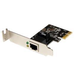 StarTech.com Scheda di rete PCIe a 1 porta - Basso profilo - Porta RJ45 - Chipset Realtek RTL8111H - Adattatore NIC PCIe (ST1000SPEX2L) - Adattatore di rete - PCIe profilo basso - Gigabit Ethernet x 1