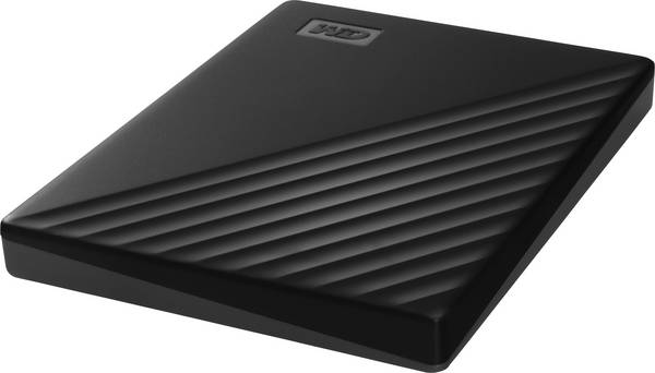 WD My Passport WDBYVG0010BBK - HDD - crittografato - 1 TB - esterno (portatile) - USB 3.2 Gen 1 - 256 bit AES - nero