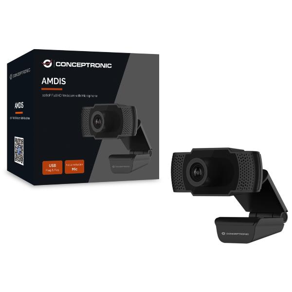 Conceptronic AMDIS01B - Webcam - colore - 2 …
