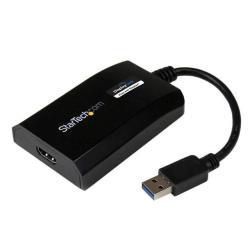 StarTech.com Adattatore convertitore USB 3.0 a HDMI 4K per Mac & PC - Scheda Video esterna DisplayLink HD 1080p - Cavo adattatore - USB Tipo A maschio a HDMI femmina - 16 cm - nero - Supporto 1920 x 1200 (WUXGA) - per P/N: HDDVIMM3, HDMM12, HDMM15, HDMM1MP, HDMM2MP, HDMM3, HDMM3MP, HDMM50A, HDMM6, HDPMM50