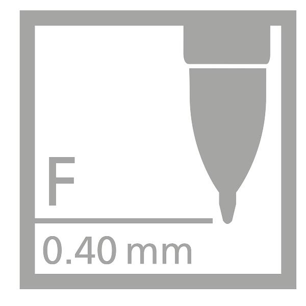 STABILO Palette - Refill - rosso - inchiostro gel - 0.4 mm - fine