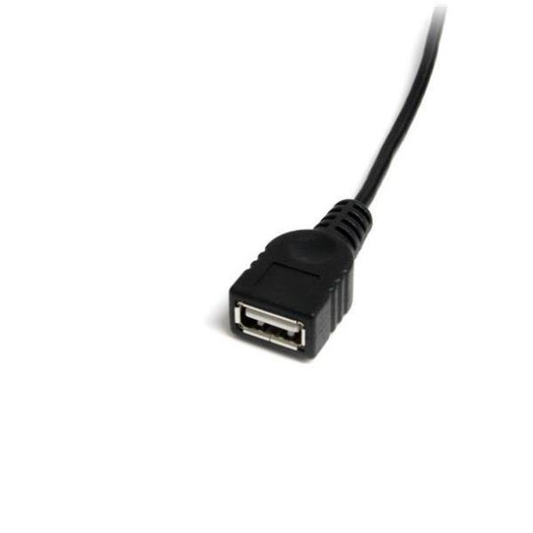 StarTech.com Cavo Mini USB 2.0 30 cm - USB A a Mini B F/M - Cavo USB - USB (F) a mini-USB Type B (M) - USB 2.0 - 30 cm - nero
