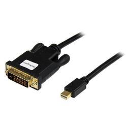 StarTech.com Cavo convertitore adattatore Mini DisplayPort a DVI da 91 cm - Mini DP a DVI 1920x1200 - Nero - Cavo DisplayPort - Mini DisplayPort (M) a DVI-D (M) - 91.44 cm - viti a serraggio manuale - nero