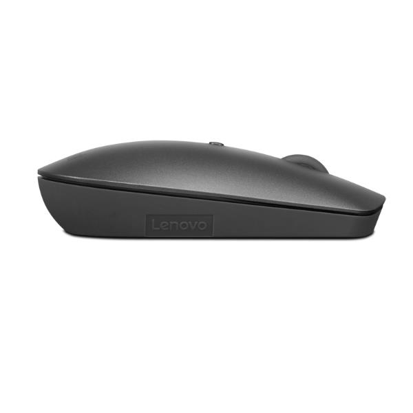 Lenovo ThinkPad Silent - Mouse - per destrorsi e per sinistrorsi - ottico blu - 3 pulsanti - senza fili - Bluetooth 5.0 - grigio ferro - retail
