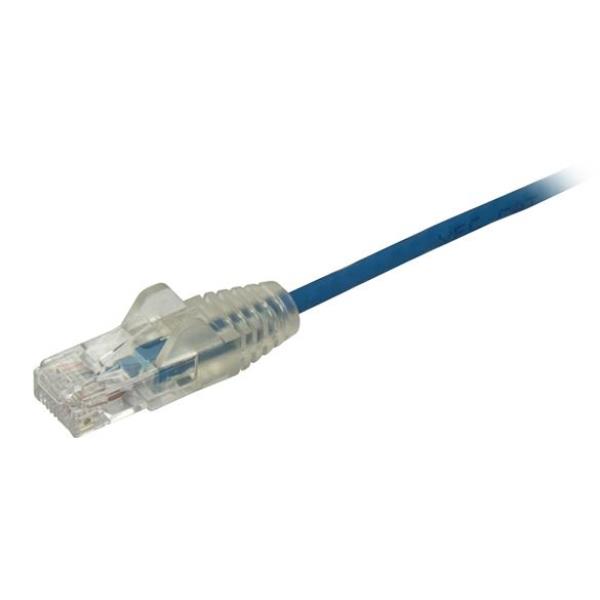StarTech.com Cavo di Rete Ethernet Snagless CAT6 da 2,5m - Cavo Patch antigroviglio slim RJ45 - Blu - Cavo patch - RJ-45 (M) a RJ-45 (M) - 2.5 m - CAT 6 - antiaggrovigliamento - blu