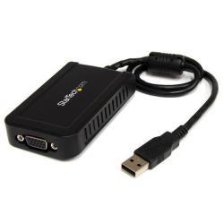 StarTech.com Adattatore scheda video esterna multi-monitor USB a VGA 1920x1200 - Adattatore USB/VGA - Compatibile TAA - USB (M) a HD-15 (VGA) (F) - USB 2.0 - 50 cm - Supporto 1920 x 1200 (WUXGA) - grigio - per P/N: MXT101MM